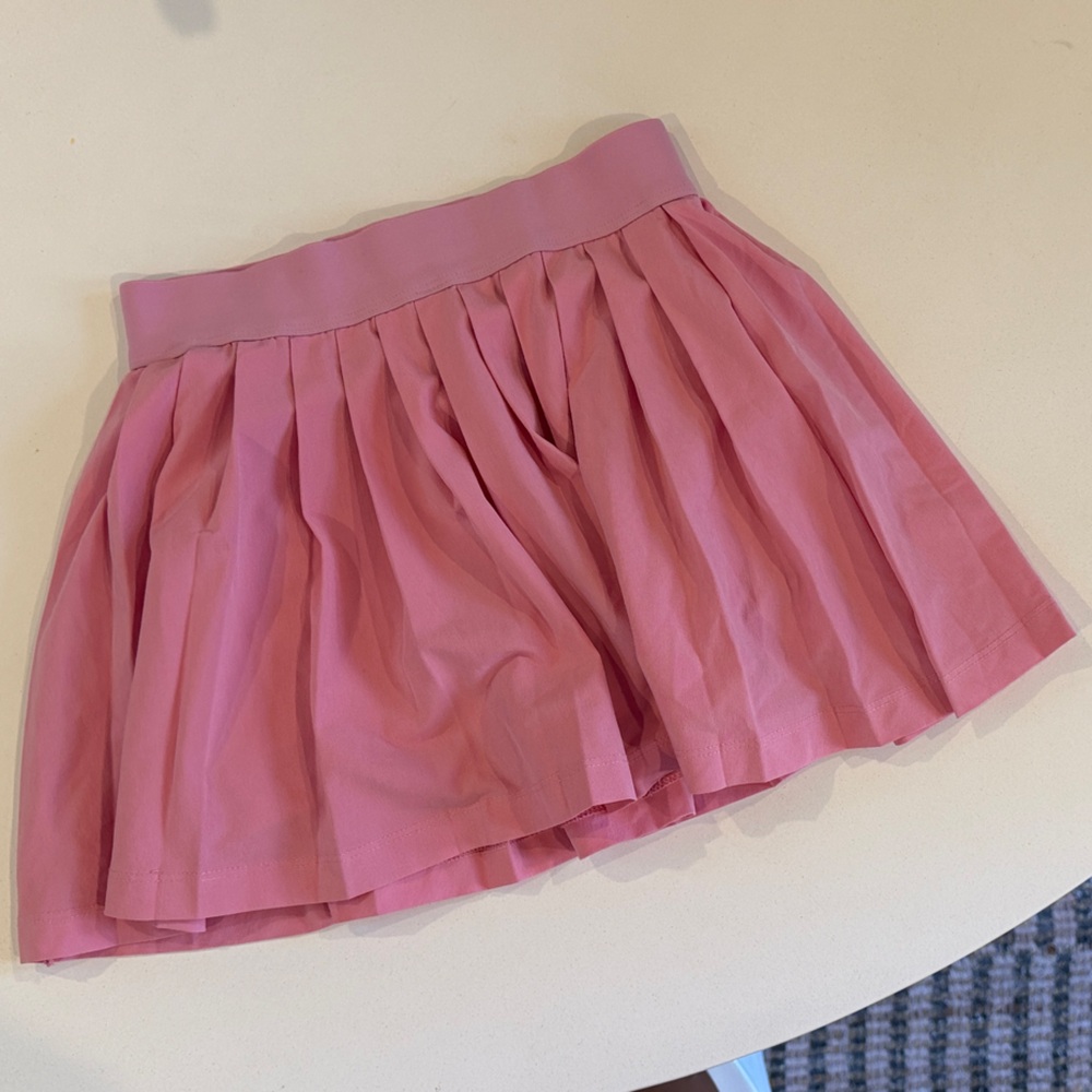 Athleta Blush Pink Pleated Skirt
